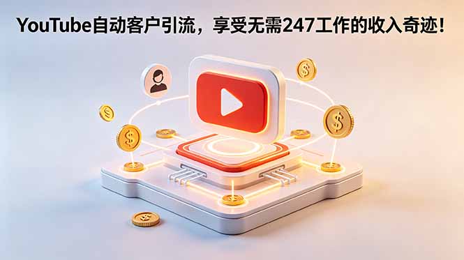 YouTube 自动客户引流，享受无需 247 工作的收入奇迹！【原创双语字幕】-无畏轻创