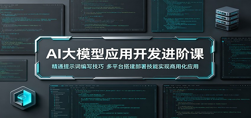 AI大模型应用开发进阶课：精通提示词编写技巧，多平台搭建部署技能实现商用化应用-无畏轻创