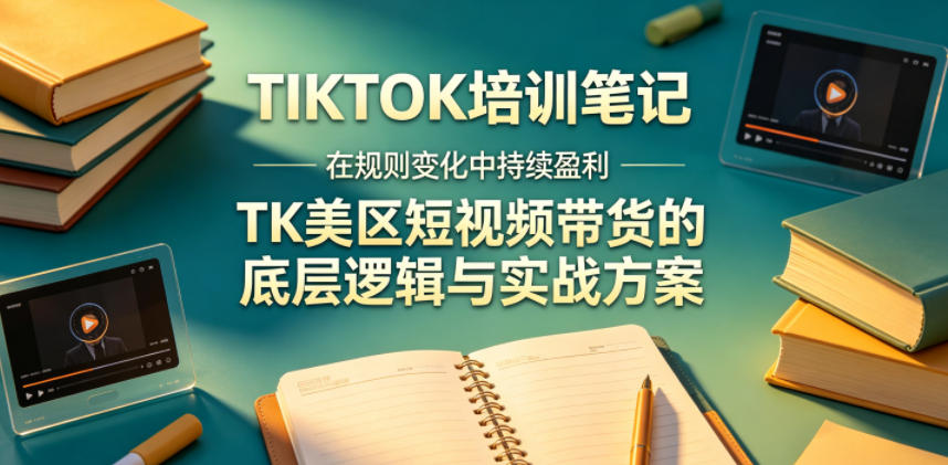 视界跨境TIKTOK4月17培训笔记，在规则变化中持续盈利，TK美区短视频带货的底层逻辑与实战方案【文档】-无畏轻创