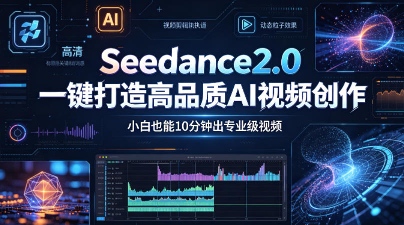 Seedance2.0一键打造高品质AI视频创作，小白也能10分钟出专业级视频-无畏轻创