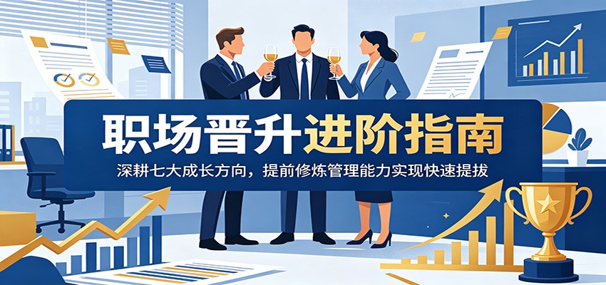 职场晋升进阶指南：深耕七大成长方向，提前修炼管理能力实现快速提拔-无畏轻创