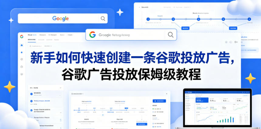 新手如何快速创建一条谷歌投放广告，谷歌广告投放保姆级教程-无畏轻创