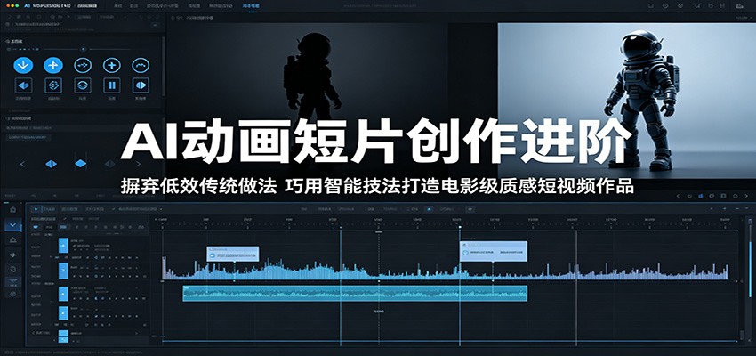 AI动画短片创作进阶：摒弃低效传统做法，巧用智能技法打造电影级质感短视频作品-无畏轻创
