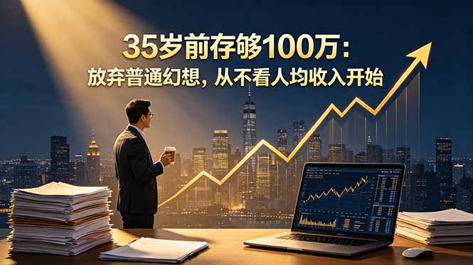 35岁前存够100万：放弃普通幻想，从不看人均收入开始-无畏轻创