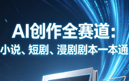 AI创作全赛道：小说、短剧、漫剧剧本一本通(更新5月)-无畏轻创