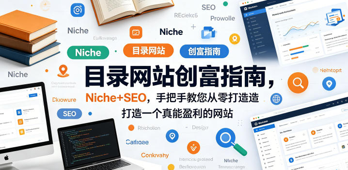目录网站创富指南，Niche+SEO，手把手教您从零打造打造一个真能盈利的网站【原创双语字幕】-无畏轻创