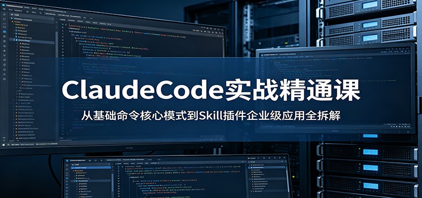 ClaudeCode实战精通课：从基础命令核心模式到Skill插件企业级应用全拆解-无畏轻创