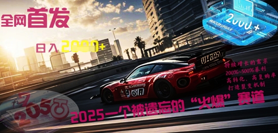 全网首发：2025一个被遗忘的“火爆”赛道轻松日入多张-无畏轻创