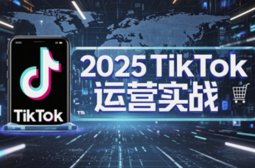 2025TikTok电商运营，掌握TikTok店铺运营核心技巧，实现低成本高转化-无畏轻创