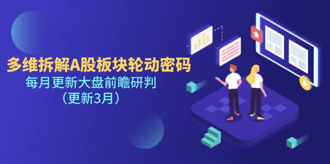 （14213期）多维拆解A股板块轮动密码，每月更新大盘前瞻研判（更新3月）-无畏轻创