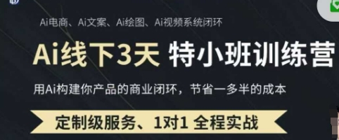 AI实操培训第20-21期线下，0基础保姆级教程，3月最新整理，企业获客、降本增效、打造超级个体-无畏轻创