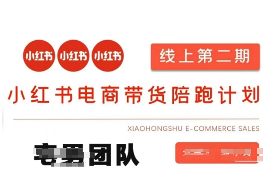 小红书电商带货课2期，月利润20个的小红书电商的有货源，无货源，虚拟产品，付费投流等整套玩法-无畏轻创